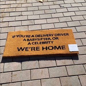 Thro 20x40 if you are delivery babysitter doormat
